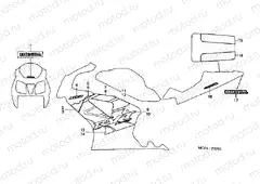 F-37-3 SIGN / STRIP (VTR1000SP3-CM)