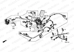 F-38-1 WIRING HARNESS (VT1300CXA)