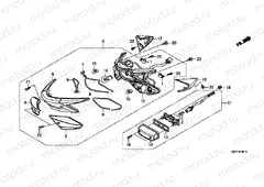 F-38-10 REAR COMBINATION LAMP (NSC50 / MPD / WH)