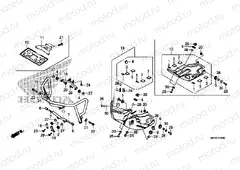 F-39-30 FRONT SIDE PIPE/SKID PLATE