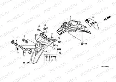 F-39 REAR FENDER (NSC50 / MPD / WH)