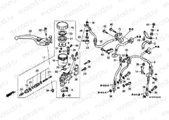 F-4-1 FRONT MASTER CYLINDER (CB1000RA)