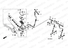 F-4-1 FRONT MASTER CYLINDER (CB750F2)