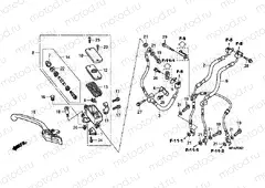 F-4-1 FRONT MASTER CYLINDER (CBF1000A / T / S)