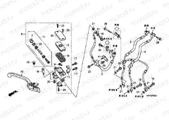 F-4-1 FRONT MASTER CYLINDER (CBF1000A / T / S)