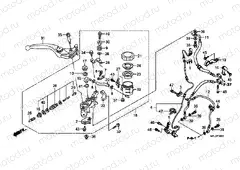 F-4-1 FRONT MASTER CYLINDER (CBR600RA)