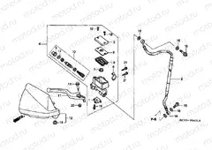 F-4-1 FRONT MASTER CYLINDER (DK / ED / U)