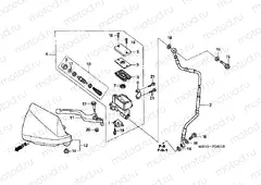 F-4-1 FRONT MASTER CYLINDER (DK / ED / U)