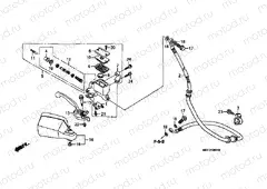 F-4-1 FRONT MASTER CYLINDER (XL1000VA)