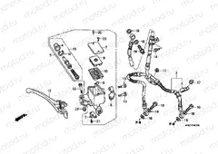F-4-3 FRONT MASTER CYLINDER (CB600F5 / 6)
