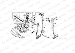 F-4 FR. BRAKE MASTER CYLINDER