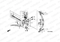 F-4 FRONT BRAKE MASTER