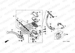 F-4 FRONT BRAKE MASTER CYLINDER