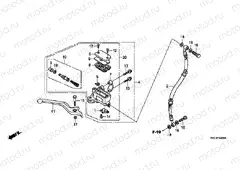 F-4 FRONT BRAKE MASTER CYLINDER
