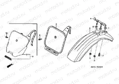 F-4 FRONT FENDER