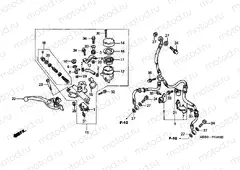F-4 FRONT MASTER CYLINDER