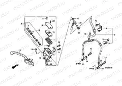 F-4 FRONT MASTER CYLINDER (CB600F / F3)