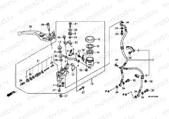 F-4 FRONT MASTER CYLINDER (CBR600RR)