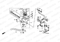 F-4 FRONT MASTER CYLINDER (FES125) (FES150)