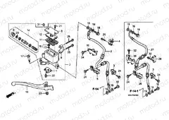 F-4 FRONT MASTER CYLINDER (FES125) (FES150)