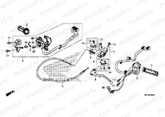 F-4 HANDLE LEVER & SWITCH & CABLE