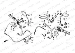 F-4 HANDLE LEVER / SWITCH / CABLE