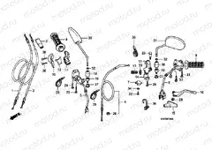 F-4 HANDLE LEVER / SWITCH / CABLE