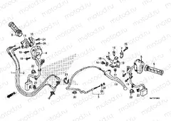 F-4 HANDLE LEVER / SWITCH / CABLE (CTX700A)