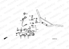 F-4 STEERING BAR TUBE / UPPER BRIDGE