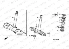 F-4 STEERING WHEEL (CR125RL / RM / RN / RP / RR)