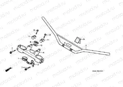 F-4 STEERING WHEEL PIPE / UPPER BRIDGE (1)