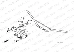 F-4 STEERING WHEEL PIPE / UPPER BRIDGE (1)