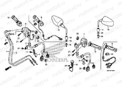 F-4 SWITCH / CABLE / MIRROR (VFR1200X / XA / XL)