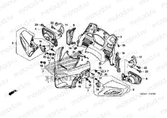 F-40 UPPER ENGINE HOUSING