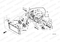F-41 RADIATOR & RESERVE TANK