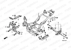 F-42 FRAME HOUSING (WW125EX2A / EX2B)