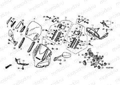 F-43 UPPER ENGINE HOUSING