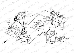 F-45 CENTER ENGINE / LOWER ENGINE