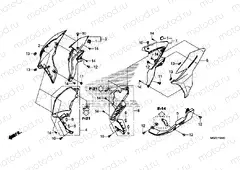 F-45 CENTRAL ENGINE HOUSING