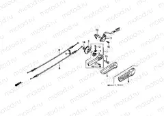 F-45 REVERSE SWITCH ROD / REVERSE CABLE