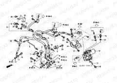 F-5-1 FRONT BRAKE HOSE (VFR800A)