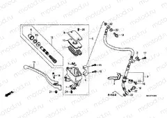 F-5-1 FRONT BRAKE MASTER CYLINDER (VT750S)