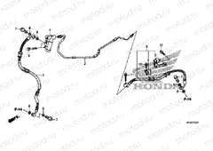 F-5-1 REAR BRAKE HOSE (FES125)