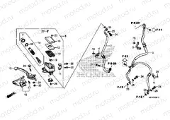F-5-10 FRONT BRAKE MASTER CYLINDER