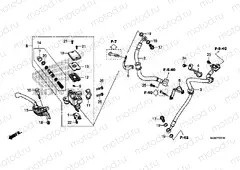 F-5-10 FRONT BRAKE MASTER CYLINDER (CB500FA)