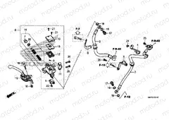 F-5-10 FRONT BRAKE MASTER CYLINDER (CB500FA)