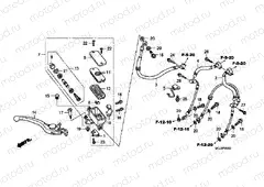 F-5-10 FRONT MAIN BRAKE CYLINDER (CBF1000FA / FS / FT)