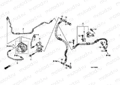 F-5-2 REAR BRAKE HOSE (FES125A) (FES150A)