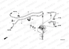 F-5-20 ABS MODULATOR/BRAKE PIPE