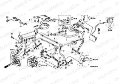 F-5 FRONT BRAKE HOSE (ST1300)
